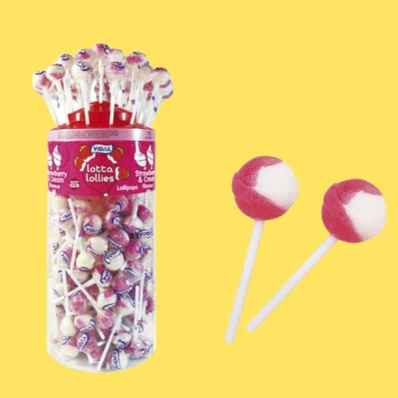 Vidal Strawberry & Cream Lolly