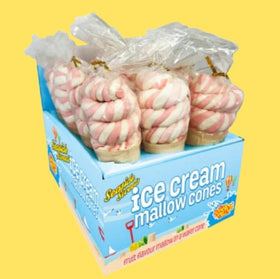 Rose Ice Cream Mallow Cone 40g