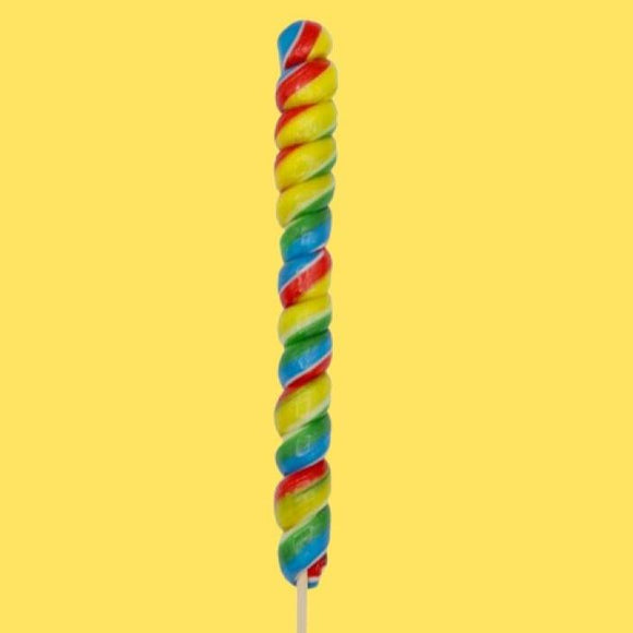 Candy Realms Large Twist Lollipop 125g