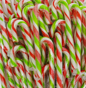 Handmade Christmas Candy Canes 40g