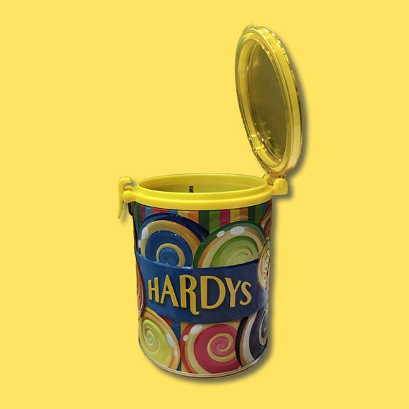 Hardy's Flip Top Tin - Yellow