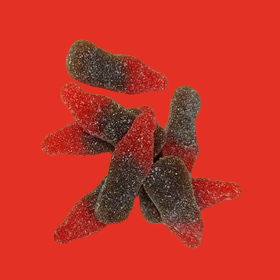 Fizzy Cherry Cola Bottles