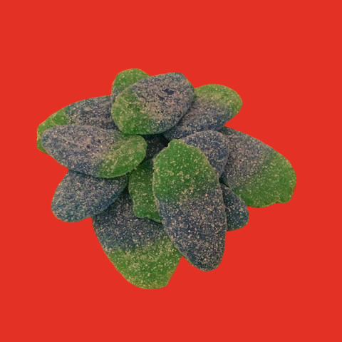 Giant Sour Blue Raspberries