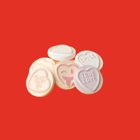 Love Hearts Mini Rolls