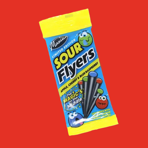 Maxilin Sour Liquorice Flyers – Traditional Confectionery from ChokBox, 11a High Street, Eccleshall