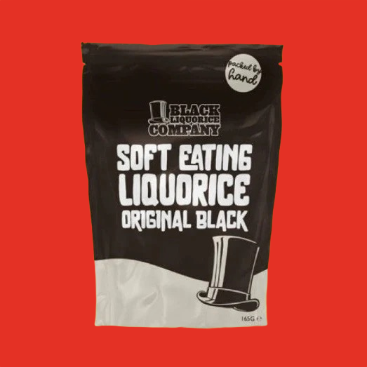 Soft Eating Traditional Black Liquorice Pouch 165g
