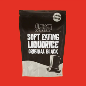 Soft Eating Traditional Black Liquorice Pouch 165g