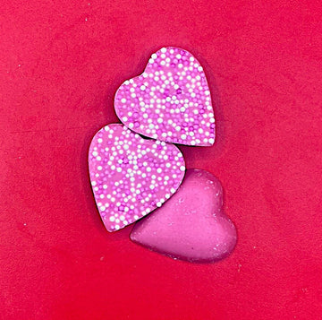 Pink Chocolate Hearts
