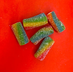 Fizzy Rainbow Pencil Bites