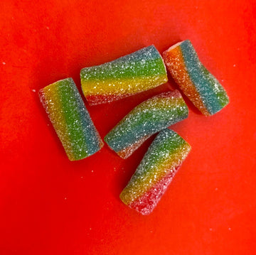 Fizzy Rainbow Pencil Bites