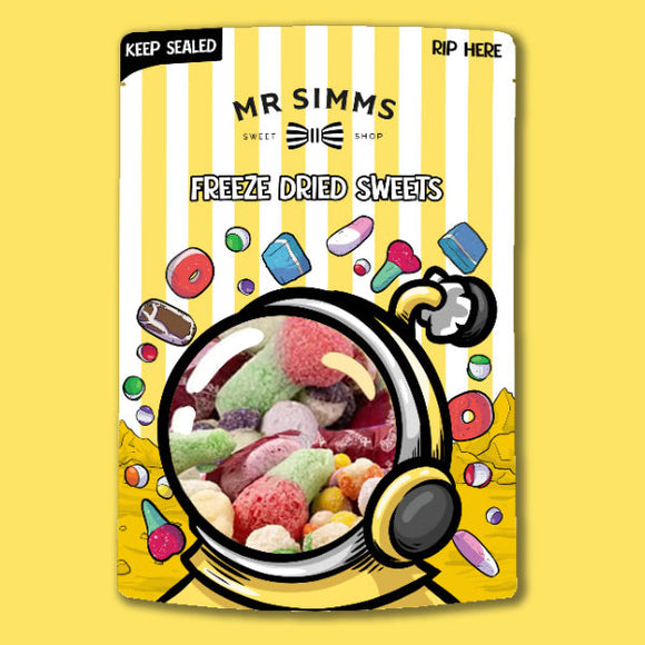 Mr Simms Freeze Dried Mega Sour Mixed Bag 90g