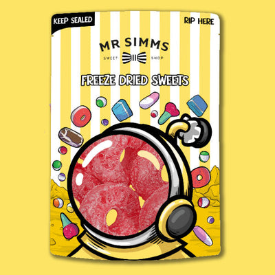 Mr Simms Freeze Dried Strawberry Rings 50g