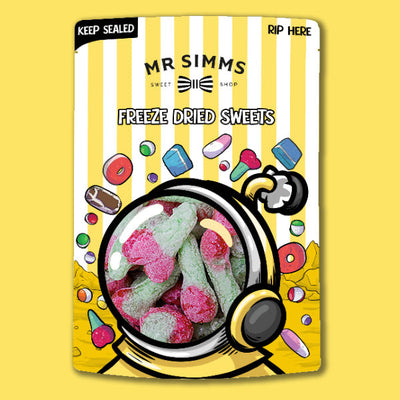 Mr Simms Freeze Dried Sour Twin Cherries 60g