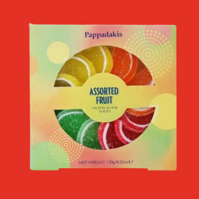 Pappadakis Assorted Fruit Slices 120g