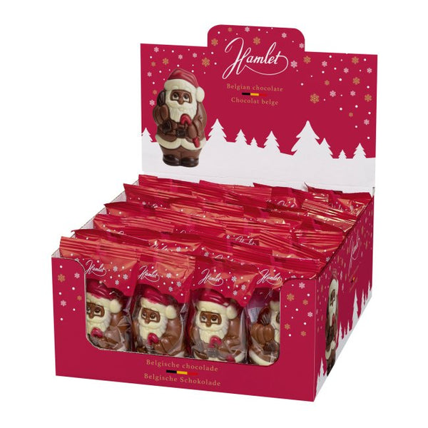 Hollow Belgian Milk Chocolate Santa Figure 50g – Traditional Confectionery from ChokBox, 11a High Street, Eccleshall