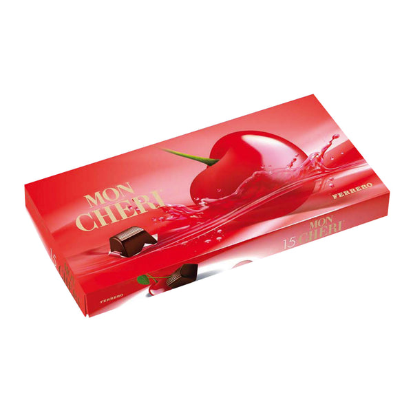 15pc Dark Chocolate Cherry Liqueur Gift Box 157g – Traditional Confectionery from ChokBox, 11a High Street, Eccleshall