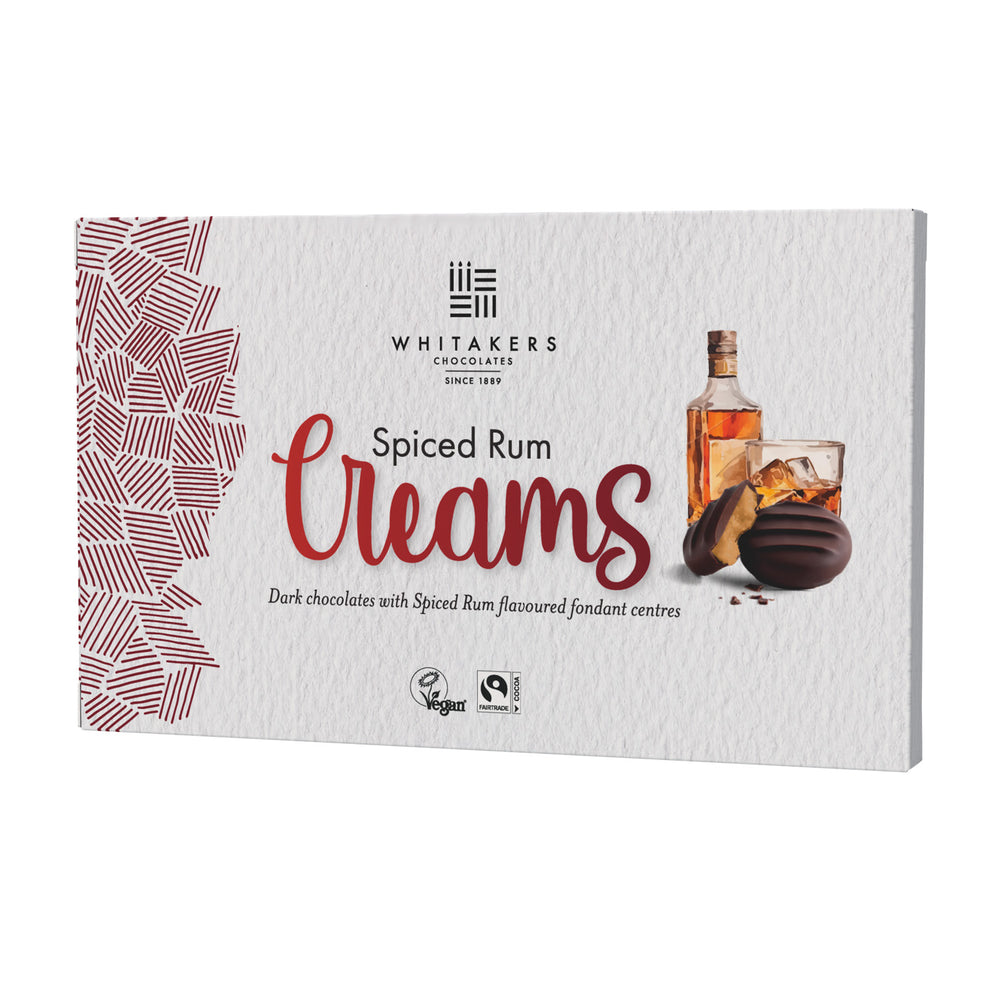 Dark Chocolate Spiced Rum Fondant Creams 150g – Traditional Confectionery from ChokBox, 11a High Street, Eccleshall