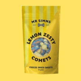 Mr Simms Lemon Zesty Comets Pouch 80g