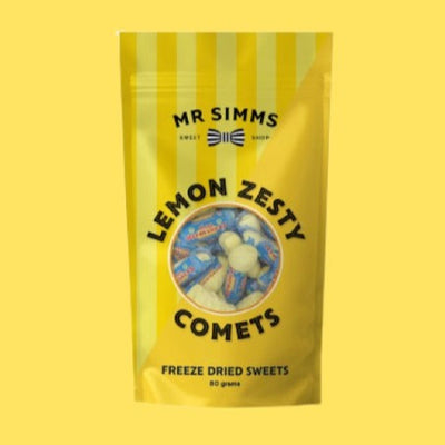 Mr Simms Lemon Zesty Comets Pouch 80g